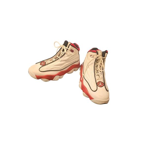 Retro Basketball Sneakers – white/Red/Black Nike Air Jordan Pro Strong 4.5Y - Picture 1 of 9